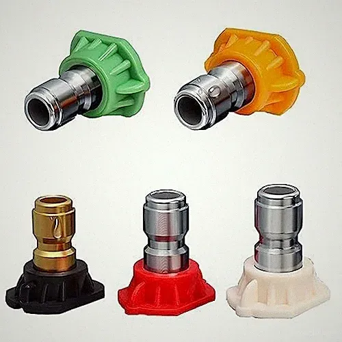 5 PCS 4.5 GPM Pressure Washer Nozzle Tips Color Coded 1/4" Quick Connect