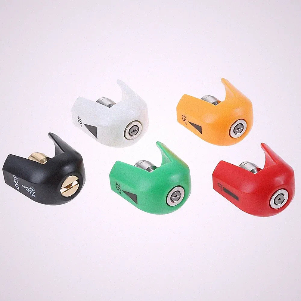 5 Pcs Quick Connect Pressure Washer Nozzle Tip Fit for Sun Joe SPX 3000 Series