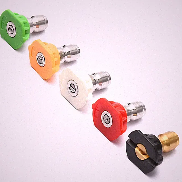 5 PCS Universal Pressure Washer Nozzles 1/4Inch Quick Connect 4.5 Orifice
