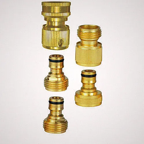5 Piece Pressure Washer Garden Hose Heavy Duty Solid Brass Quick Connect Set