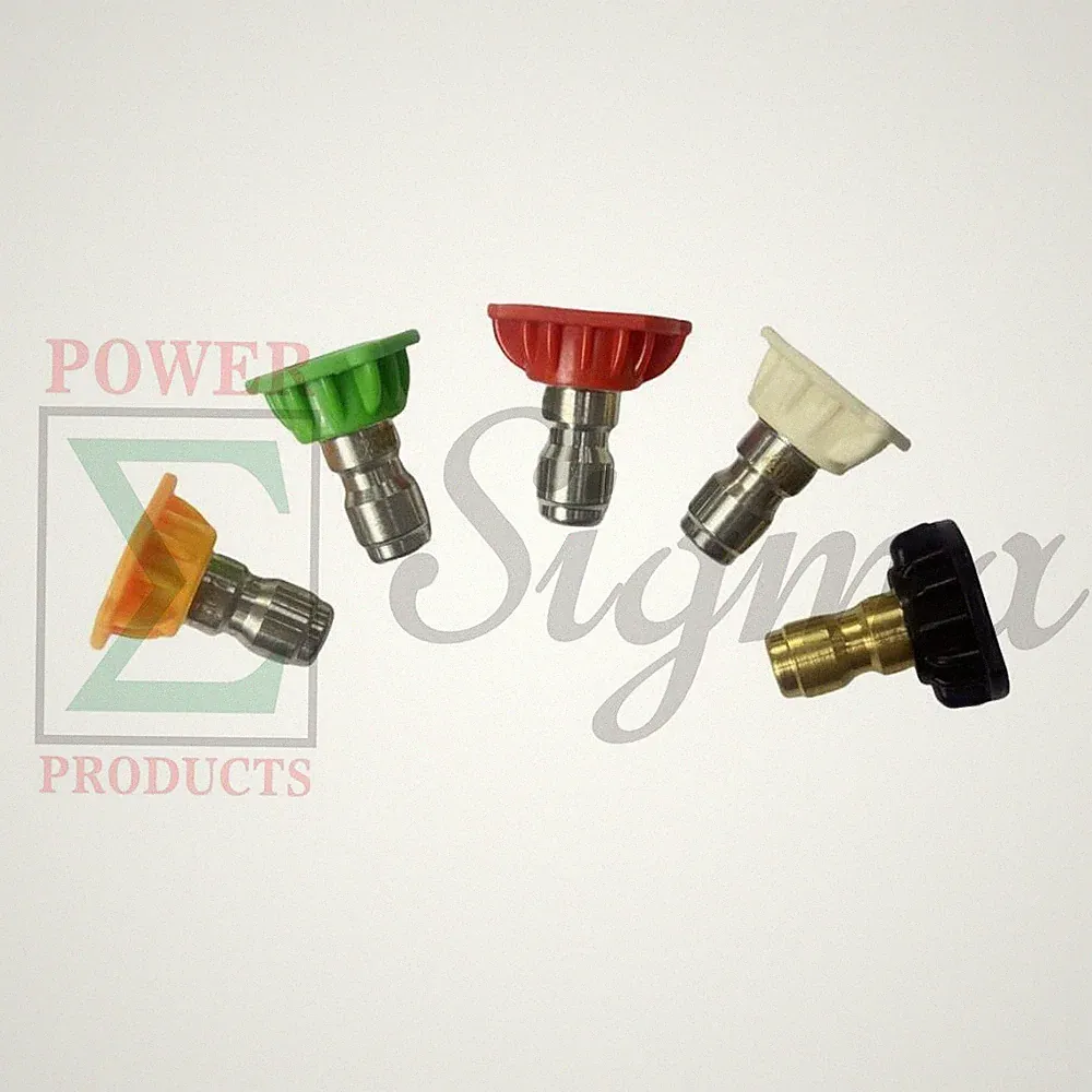 5 Quick Connect Nozzles Tips for Predator 3100PSI 3200PSI 2.8GPM Pressure Washer