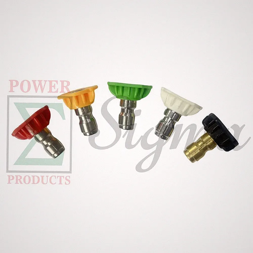 5 Quick Connect Spray Tips Nozzels for Generac 2900PSI 2.4GPM Pressure Washer