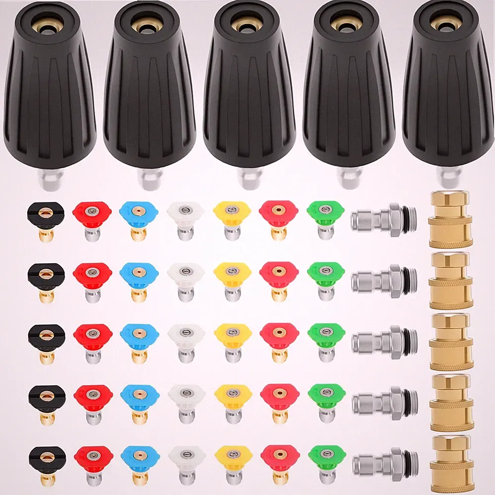5 set Pressure Washer Nozzle Tips 4000 PSI 4.0 GPM Pressure Washer 1/4" & 3/8...