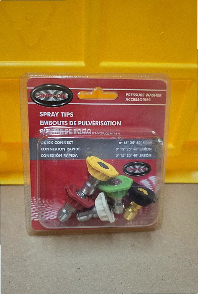 5 Simpson 80145 Spray Pressure Washer Tips Tip 3600 PSI