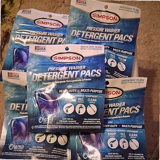5 SIMPSON Pressure Washer Detergent Pods 10 Pod Bag Heavy Duty Multi Purpose