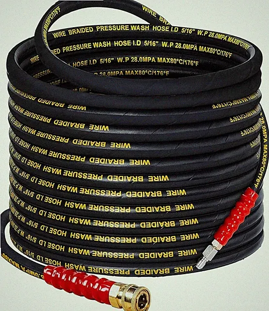 50 FT Kink Resistant Pressure Washer Hose, 4000 PSI, 3/8" Quick Connect