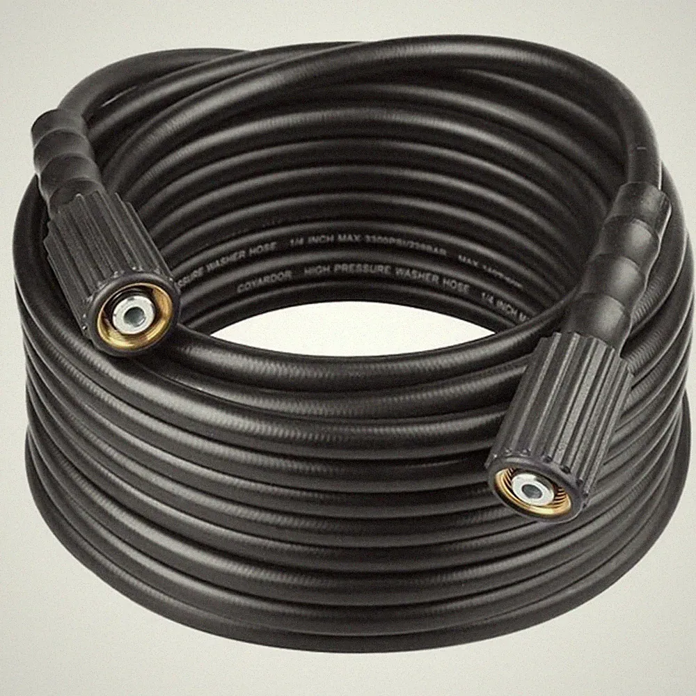 50 FT x 1/4 Inch 3200 MAX PSI Pressure Washer Replacement Hose - M22 14MM Bass