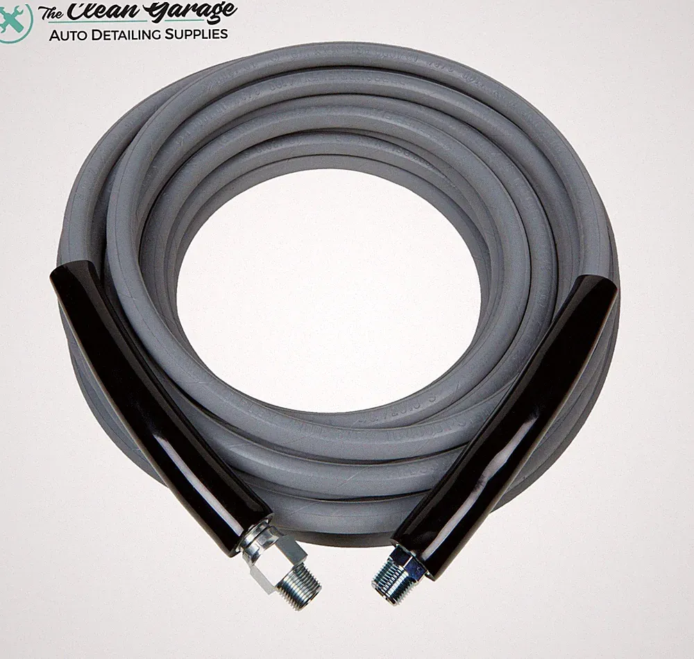 50' MTM Kobrajet 3/8" Gray Pressure Washer Hose 4000 PSI - 50 Foot