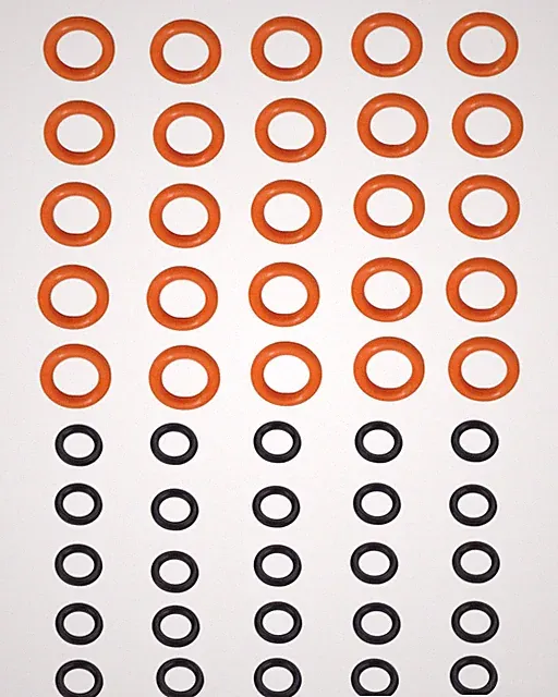 50-Piece Pressure Washer O-Ring Repair Kit - Universal 1/4" & 3/8" Quick Conn...