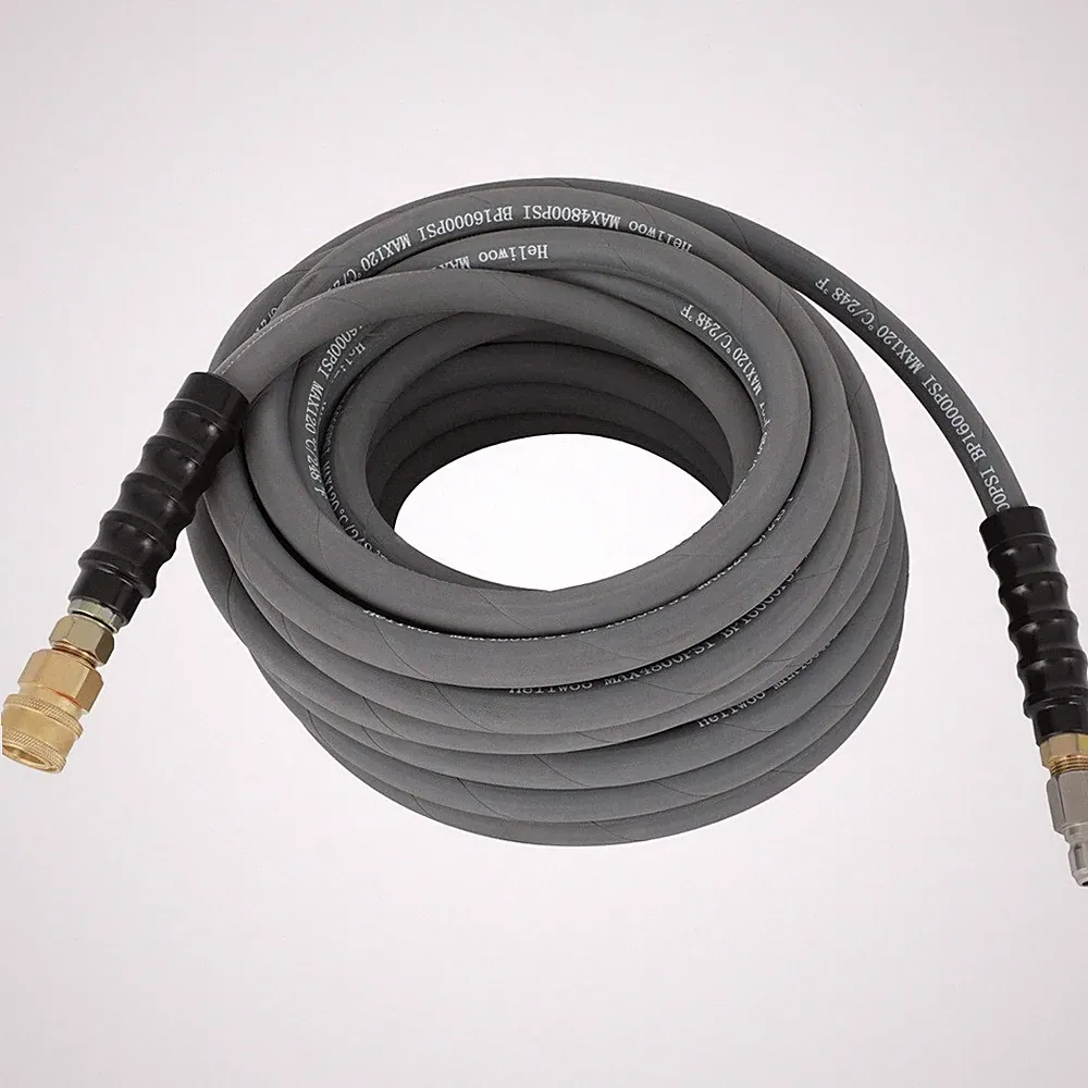 50' Pressure Washer Hose 3/8" x 50 ft Foot 4000psi Industrial w/ QC High Quality