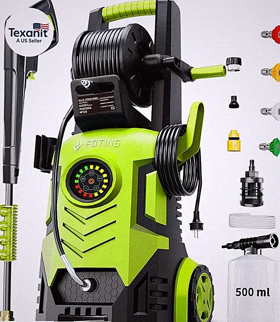 5000 MAX PSI P*Ressure Washer 2026 NEW, Touch Screen 8 Level, 4 N*Ozzles and F*O