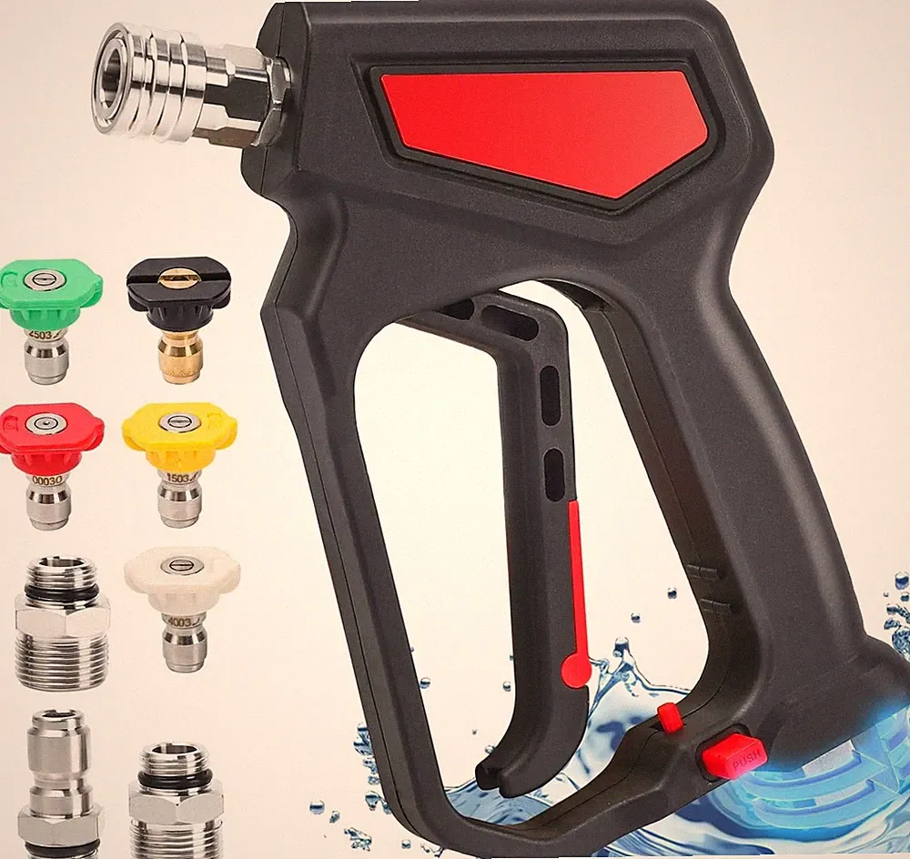 5000 PSI 10.5 GPM High Flow Pressure Washer Short Gun Swivel Heavy Duty Power