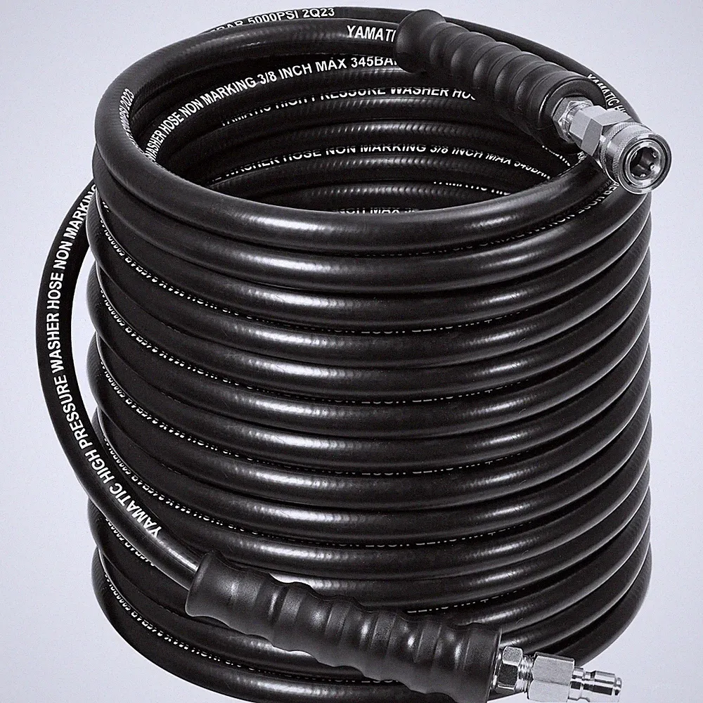 5000 PSI 3/8" Pressure Washer Hose, 100 FT Industrial Grade