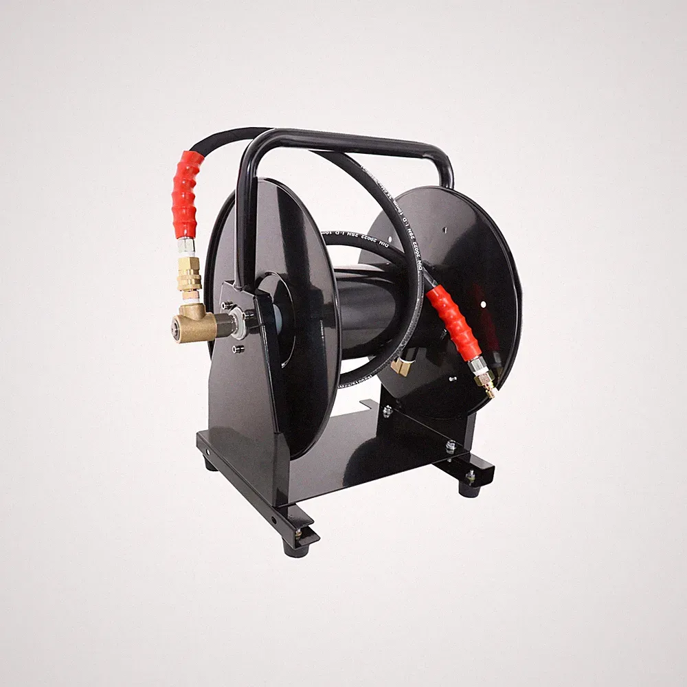 5000 PSI 3/8" x 200' Hose Reel for High Pressure Power Washer and Sewer Jetter