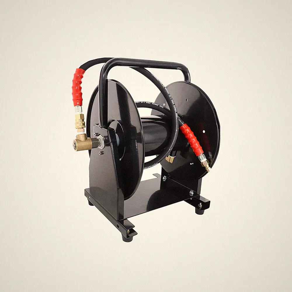 5000 PSI 3/8" x 200' Hose Reel for High Pressure Power Washer and Sewer Jetter