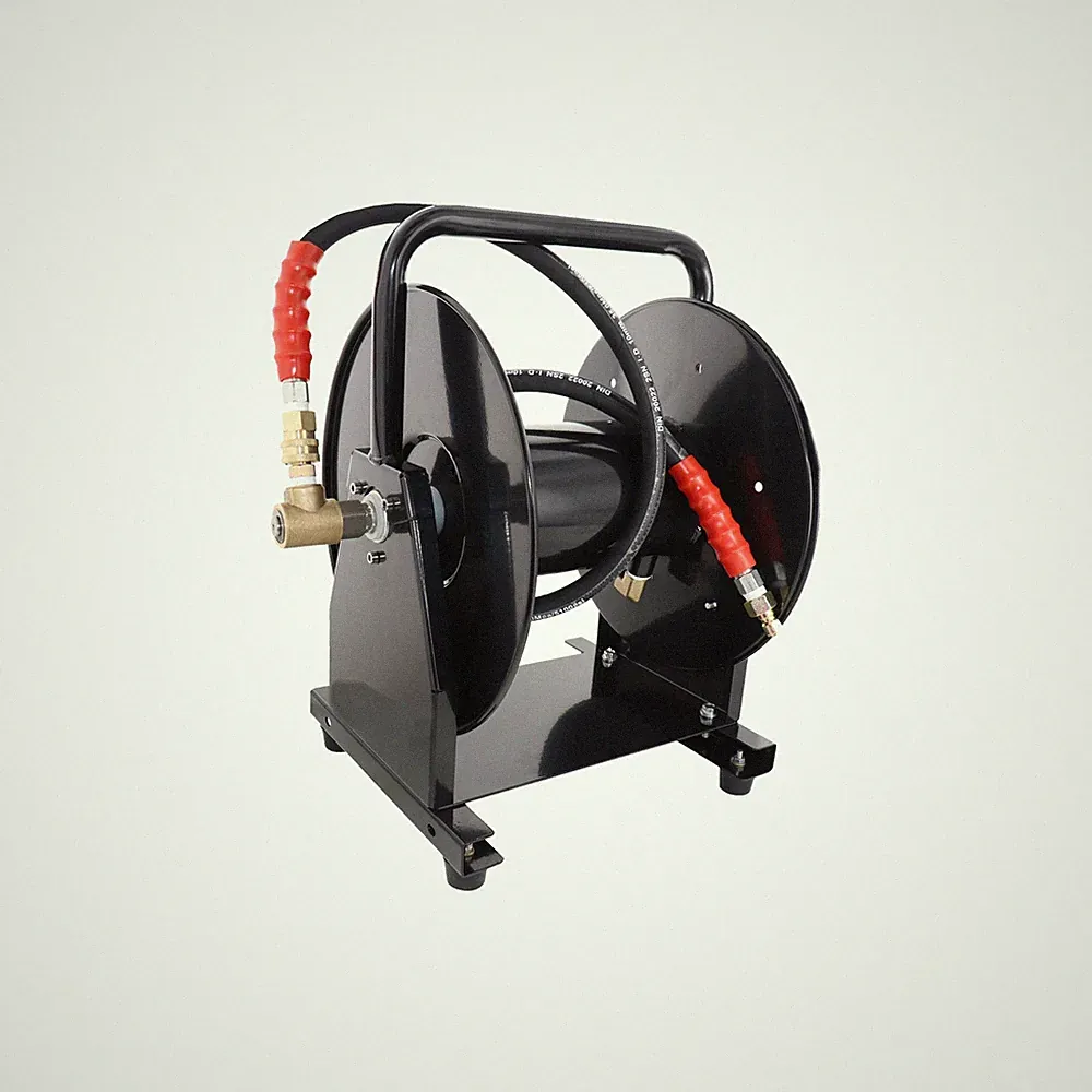5000 PSI 3/8" x 200' Hose Reel for High Pressure Power Washer and Sewer Jetter