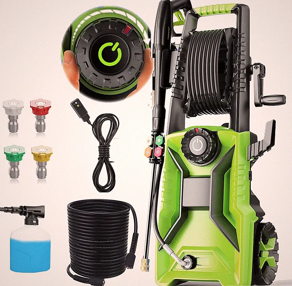 5000 PSI Adjustable Electric Pressure Washer, 2026 New Power Washer Pressure Adj