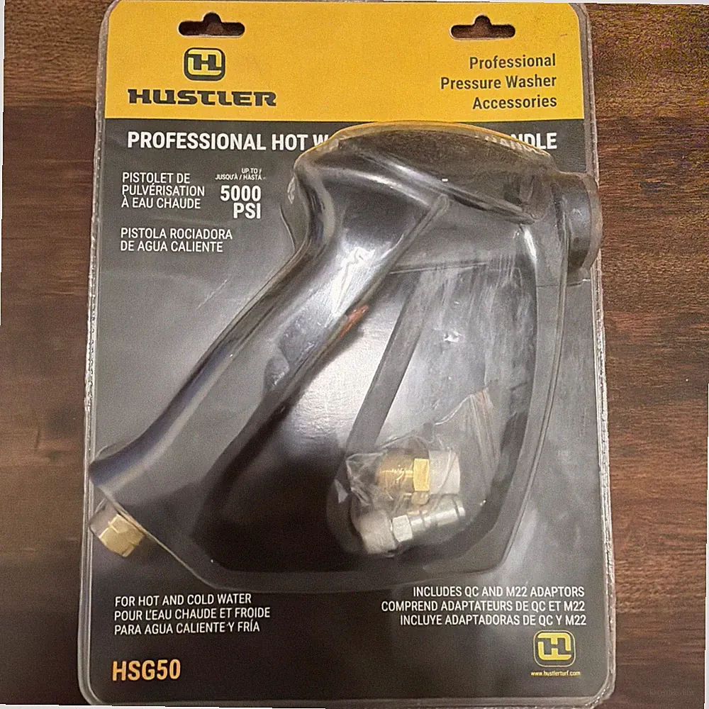 5000 PSI HOT & COLD WATER PRESSURE WASHER SPRAY GUN HANDLE, HUSTLER