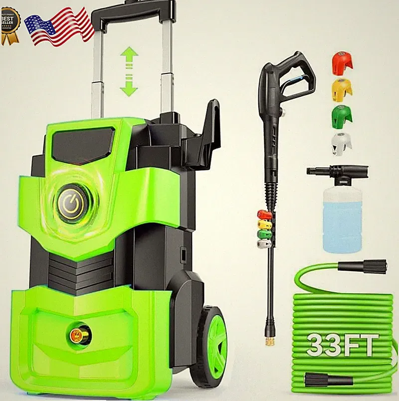 5000 PSI Professional Electric Pressure Washer4.0 GPM Heavy Duty Power Washer