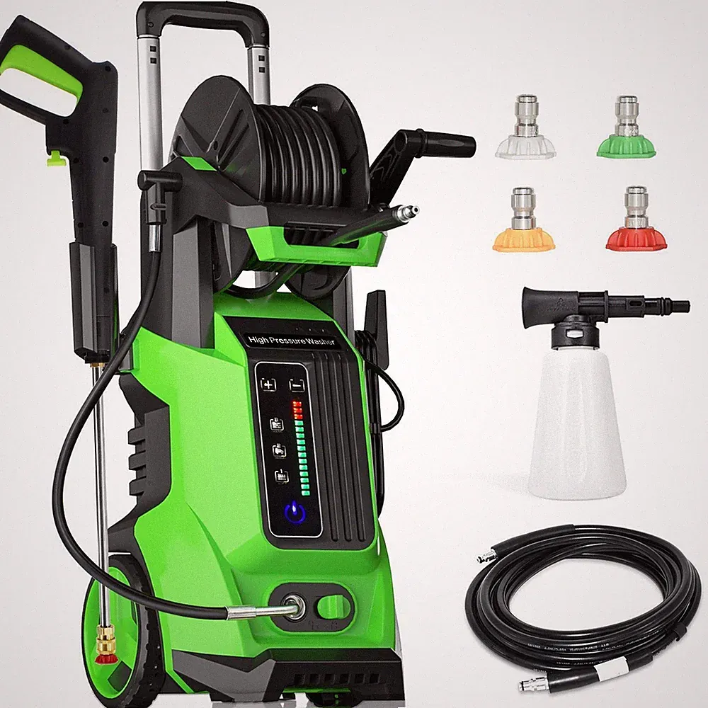 5000PSI 1800W High Pressure Washer with Touch Screen Adjustment Pressure