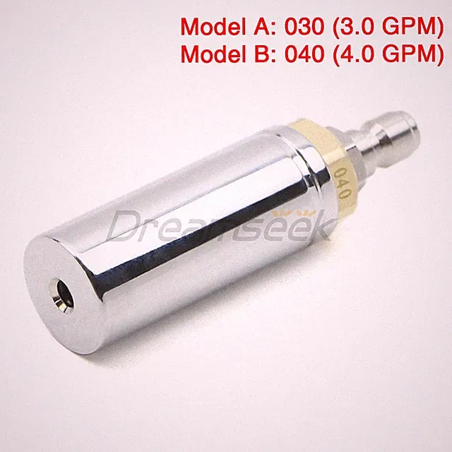 5000PSI High Pressure Washer Rotating Turbo Nozzle Spray Tip 1/4" Quick 030/040