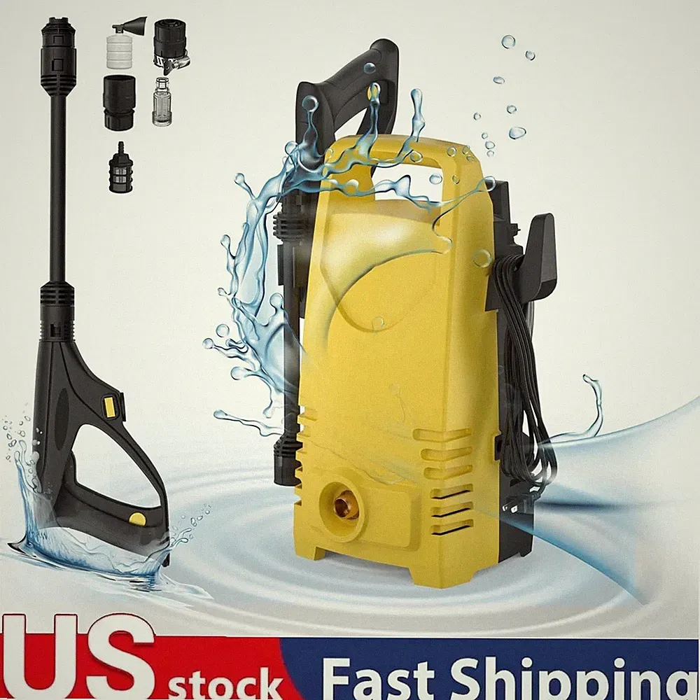 5000PSI Portable Electric High Pressure Water Spray Gun Car Washer Cleaner Tool
