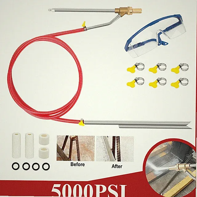 5000psi Pressure Washer Sandblasting Kit, Wet Sandblaster Attachment 1/4inch