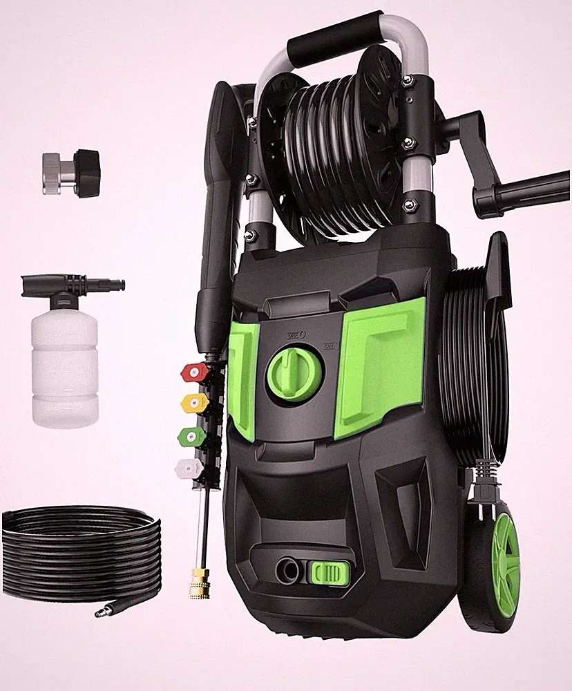 5000PSI Pressure Washer – Touch Screen Power Washer w/ Foam Cannon, 4 Nozzles
