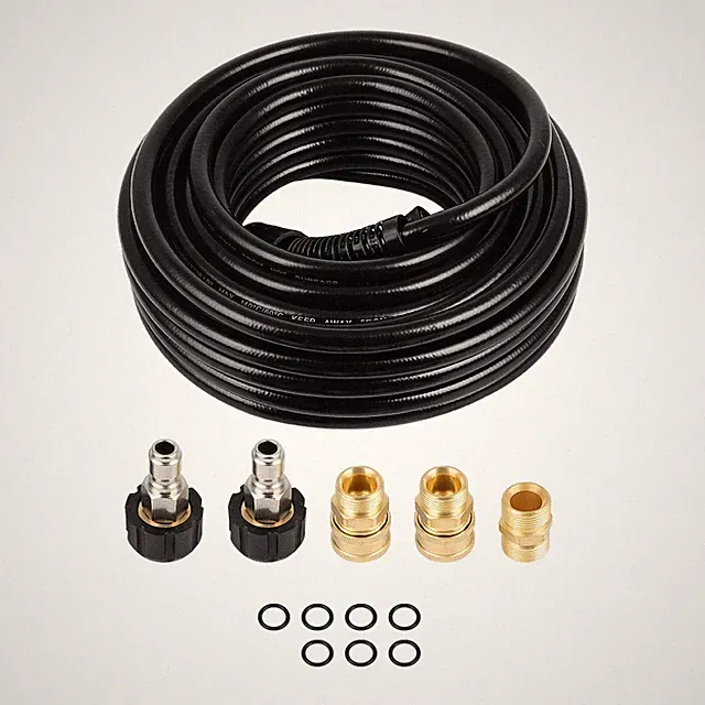 50FT 3200PSI High Pressure Power Washer Pump Hose-3/8" M22