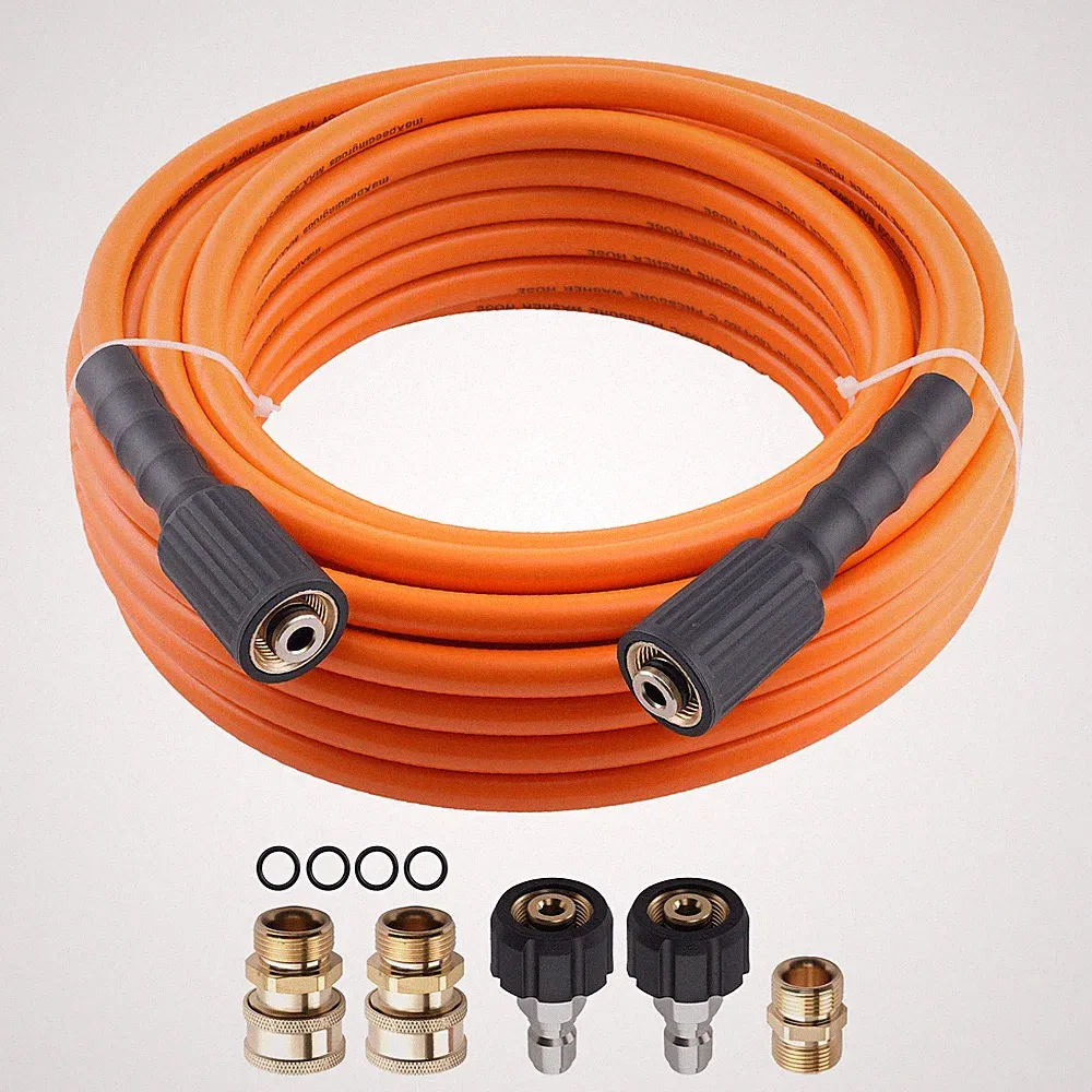 50FT Power Pressure Washer Hose for Powerstroke Troybilt 5800PSI M22-14mm