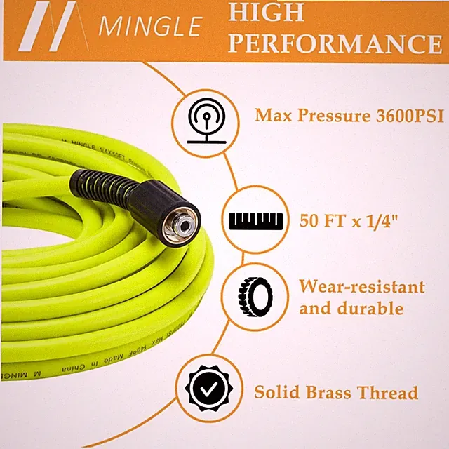 50ft Replacement Hose for Car, Driveway, Siding Cleaning
