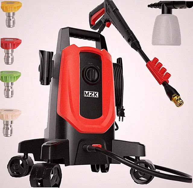 5200 PSI Pressure Washer with Foam Cannon & 4 Nozzles for Easy Cleaning