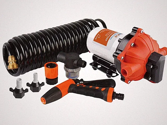 55 Series Washdown Deck Wash Pump KIT 12v 60 PSI 5.5 GPM for Rv Boat Marine Yach
