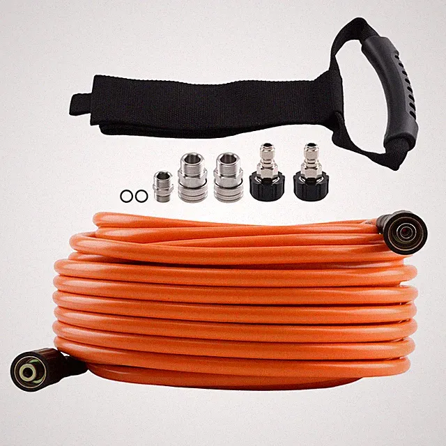 5800 PSI Pressure Washer Hose 100 Feet w/ M22-14mm to 3/8" Coupler Kink Reistant