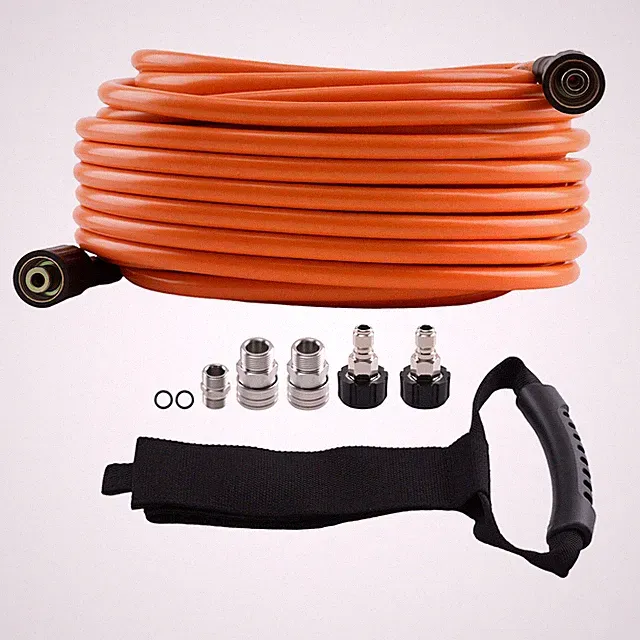 5800 PSI Pressure Washer Hose Super Flexible 1/4" M22-14MM Fittings
