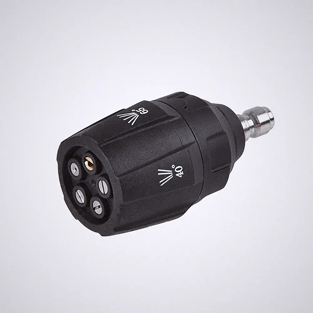5in1 Adjustable Pressure Washer Nozzle Head Multi Rotating 1/4in Quick Connector