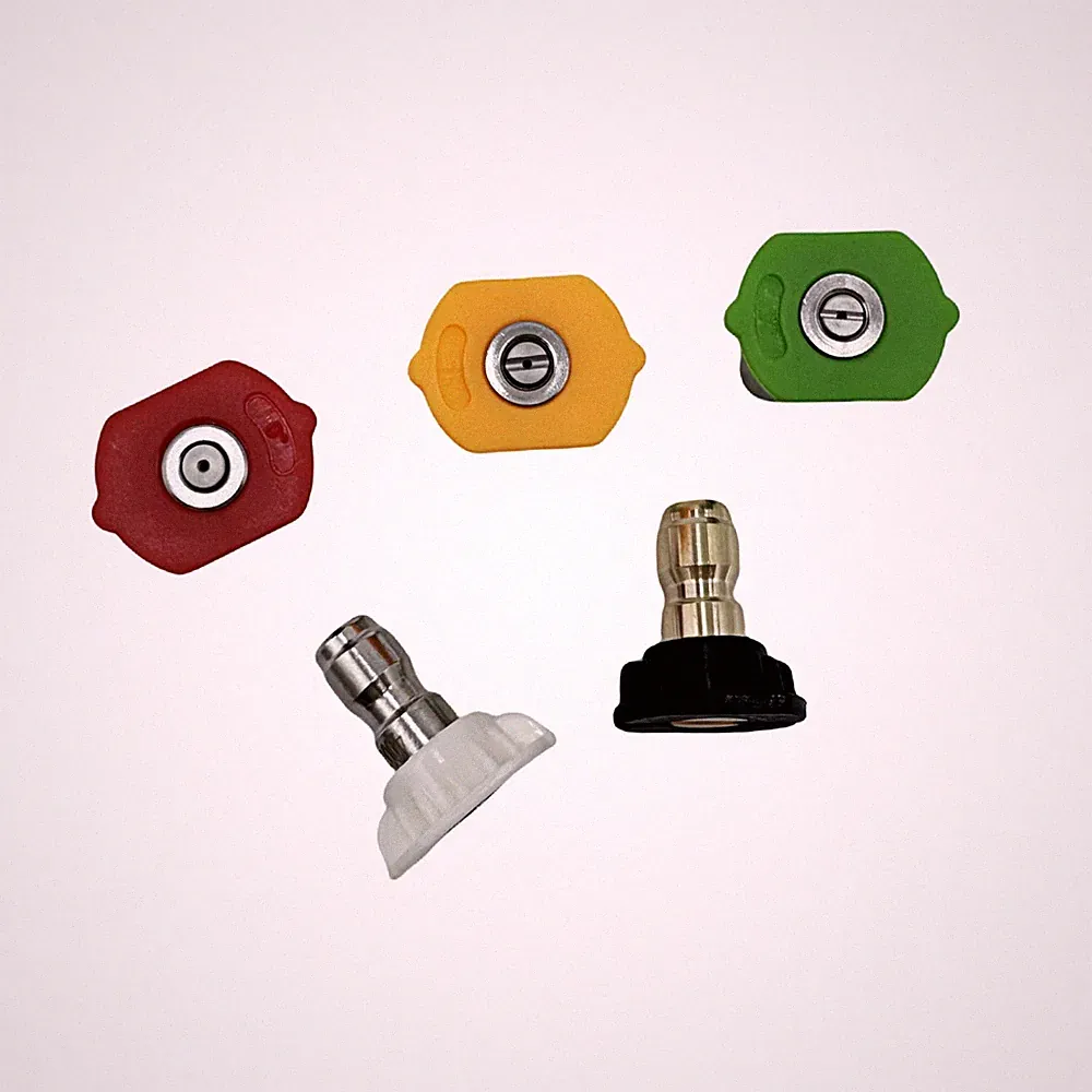 5pcs 1/4" Tips High Power Pressure Washer Spray Nozzle Kit Quick Connect