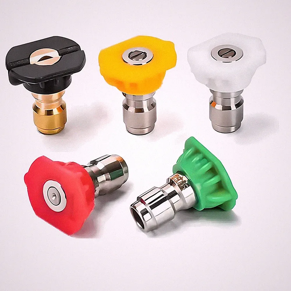 5pcs High Power Pressure Washer Spray Tips Nozzles Kit Quick Connect 1/4" Set