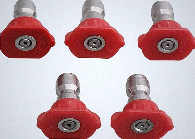 5PCS High-Pressure Washer Spray Nozzle Tips Multiple Degrees 29 X 21 X 29Mm (0 D