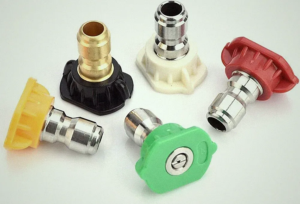 5Pcs Pressure Washer Spray Tips Nozzles High Power Kit Quick Connect 1/4" SET