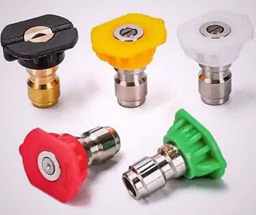 5X High Pressure Washer Rotating Turbo Nozzle Spray Tip 1/4" Quick