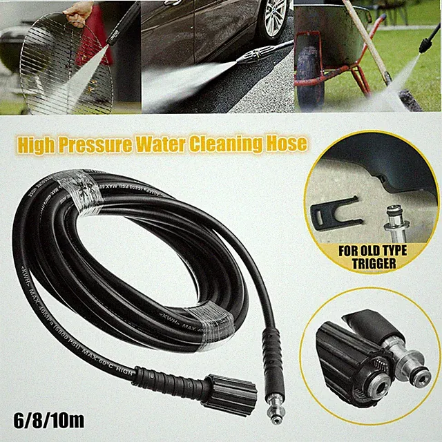 6/8/10 Meters High Pressure Washer Water Cleaning Hose for Karcher K2 K3 K4 K5