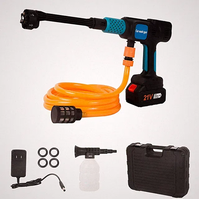 6-in-1 Cordless Pressure Washer 4-Speed Adjustment Water Spray Gun Portable NEW