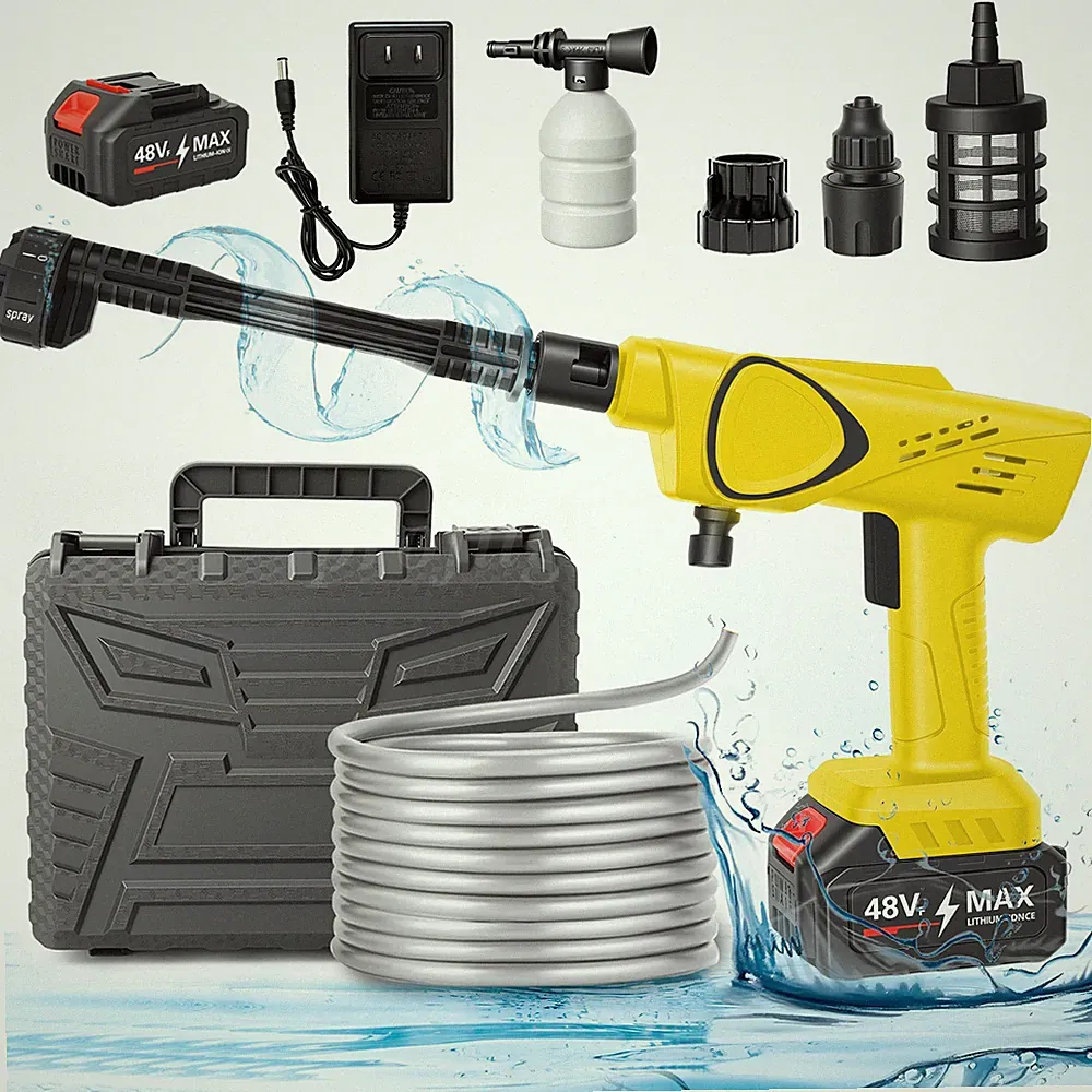 6-in-1 Cordless Pressure Washer for 21V Battery 1000 PSI Portable Handheld Power