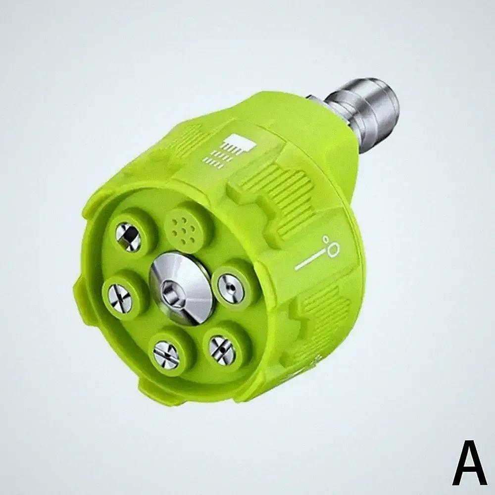 6 in 1 Power Washer Nozzle's,With 1/4 Inch Quick Connector,0 15 25 40 Degree
