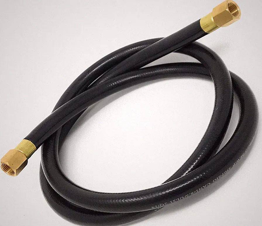 6' LP Propane Gas Hose Pressure Washer Hose Air Hose Assembly 3/8" Female Flare