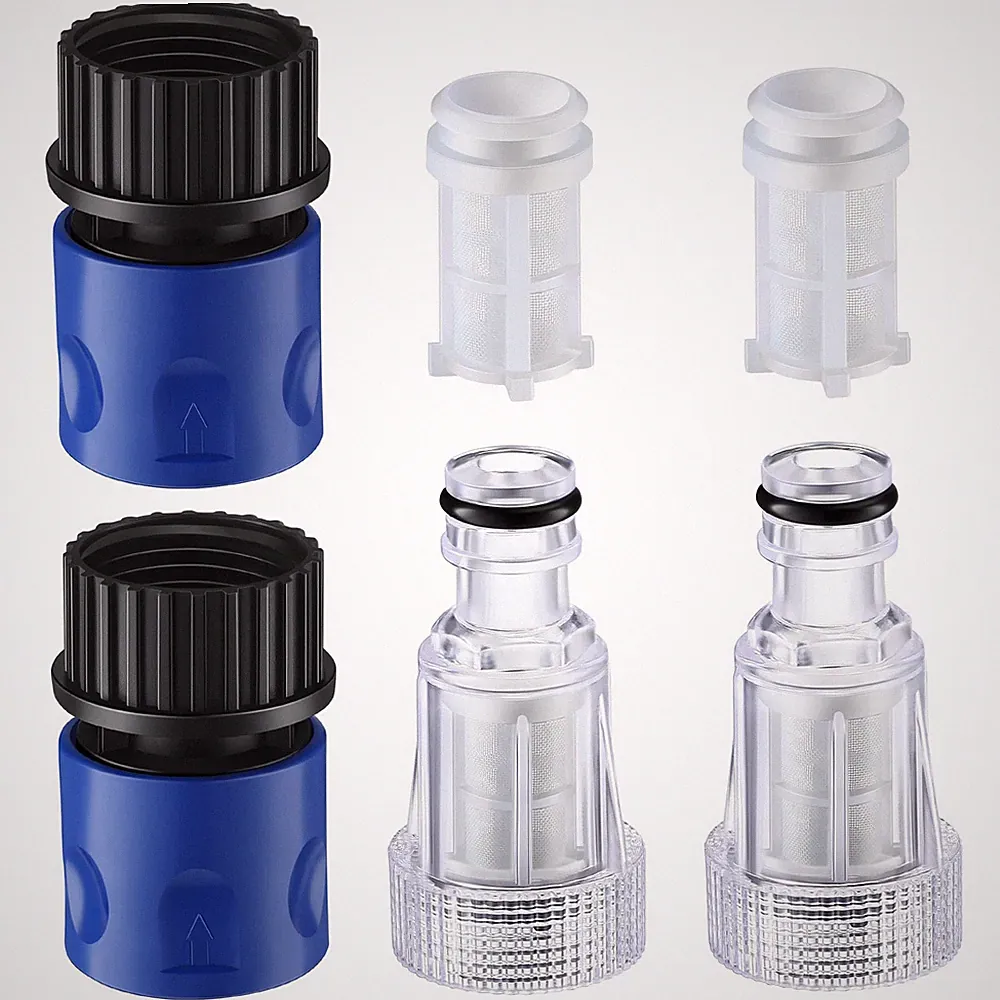 6 Pack 3/4 Inch Pressure Washer Garden Hose Adapter, Pressure Washer Accessories