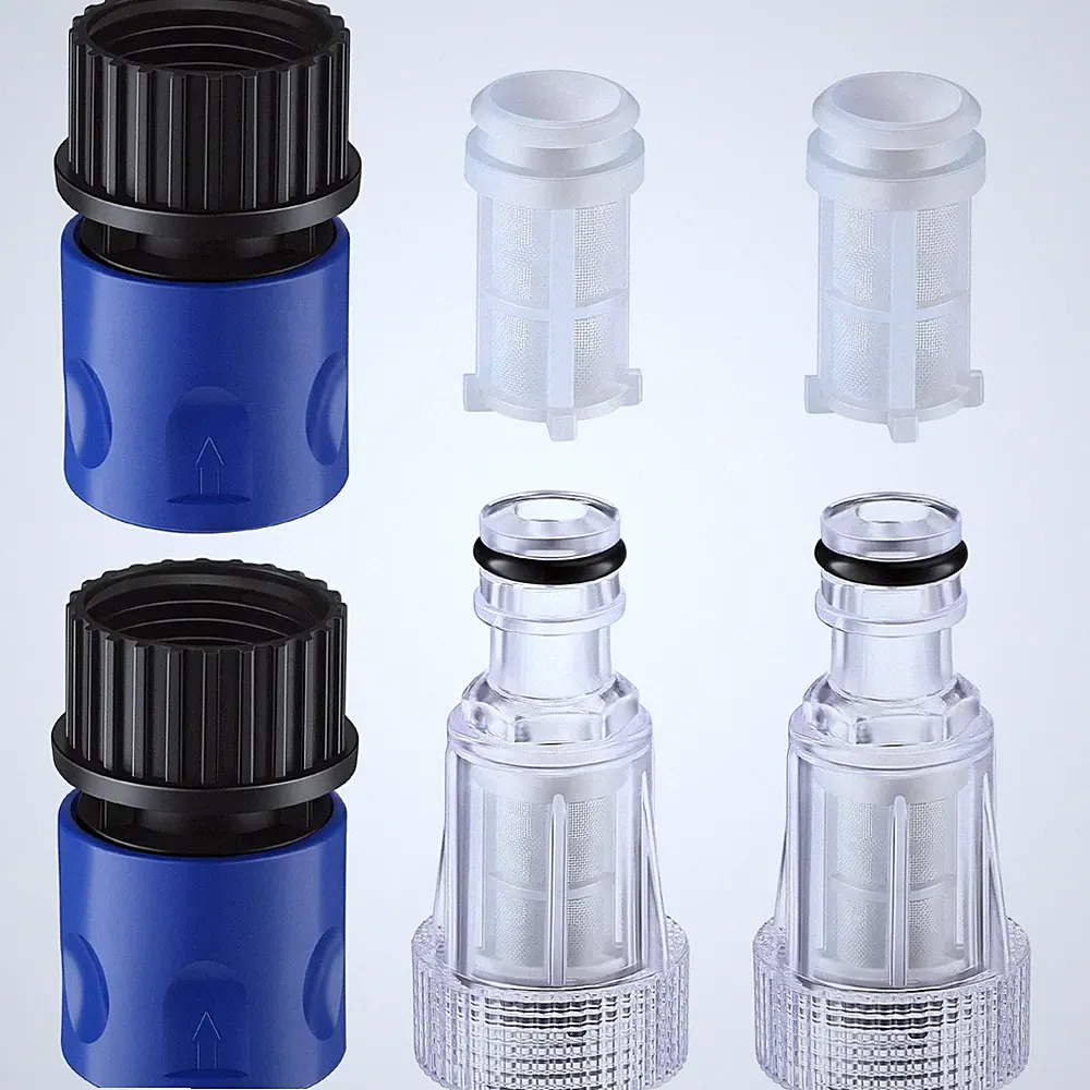 6 Pack 3/4 Inch Pressure Washer Garden Hose Adapter, Pressure Washer Accessories