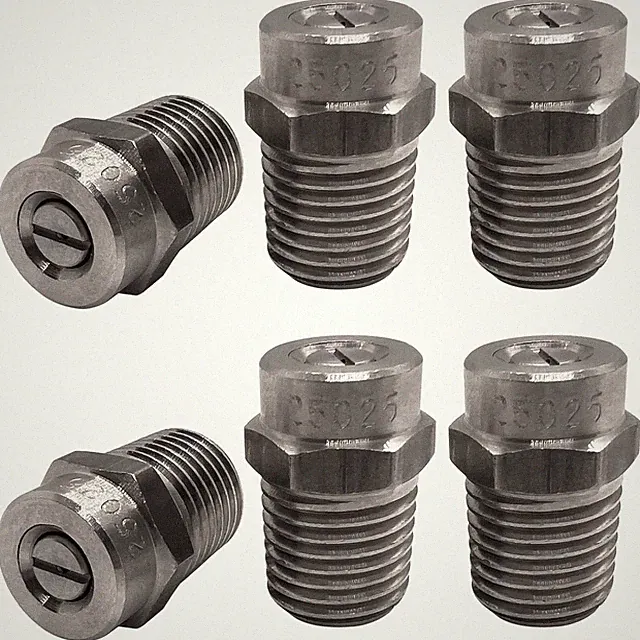 6 PCS 25025 Surface Cleaner Tips Pressure Washer Nozzles 2.5 Orifice 1/4 Inch