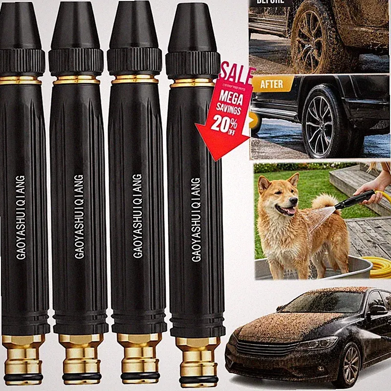6 PCS High Pressure Car Wash Water Gun Spray Nozzle Portable Washer for Auto